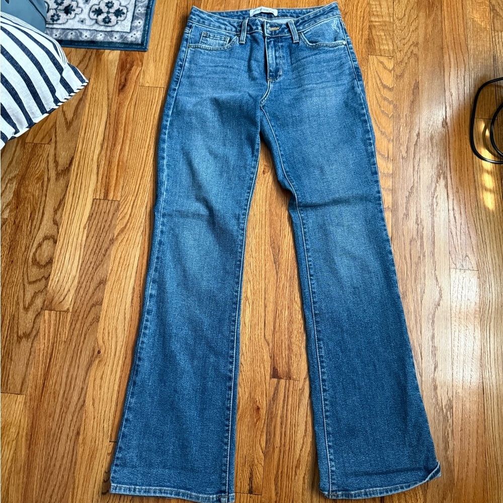 Just Black Women's Flare Jeans in Denim Blue